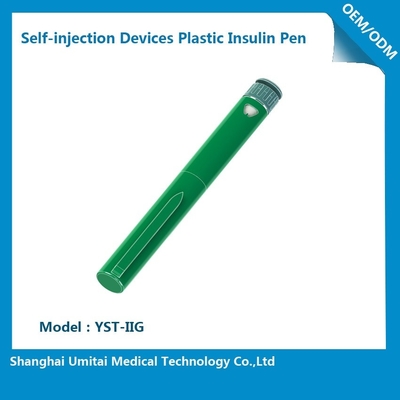 Grüne Insulin-Stifte für Art - Dosis-Einspritzungs-Gerät des Diabetes-2 variables