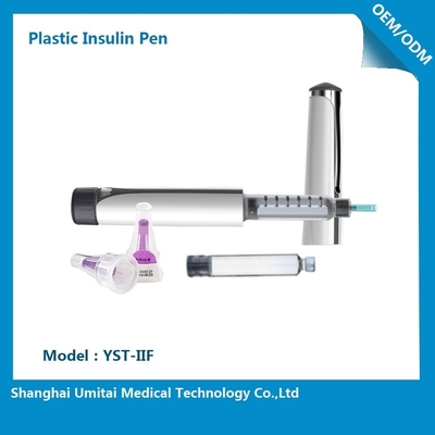 Plastikdiabetes-Insulin-Stift mit Präzisions-Getriebe-Mechanismus-großer Anzeigen-Skala