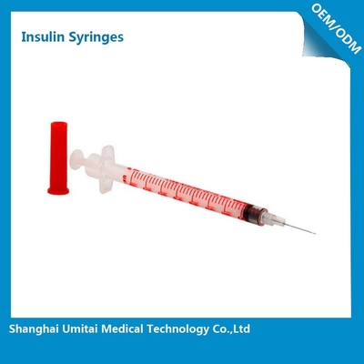 Rote orange Insulin-Stift-Nadeln 4mm für Diabetes-Patienten-Selbstmanagement
