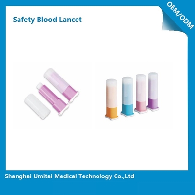 Wegwerfblut-Lanzette der leichten Handhabung für Blutzucker weniger Druck-Pulver